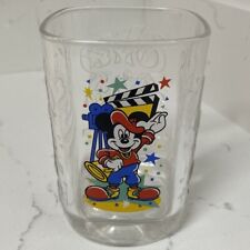 Vintage 2000 Disney Hollywood Studios Mickey Mouse McDonald’s Glass Cup 4” picture