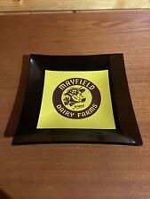 Vintage Mayfield Dairy Farms 5 Inch Advertising Smoke Glass Ashtray picture