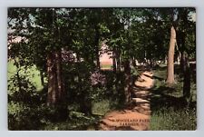 Lakeside, OH-Ohio, Scenic Woodland Path, Vintage Postcard picture