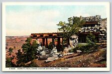 Grand Canyon National Park AZ~Hermit's Rest~Fred Harvey Vintage Linen Postcard picture