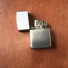 Zippo 1989 Brushed Chrome Lighter, Matching Insert, Untested picture