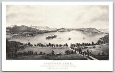 set of 20 Spofford Lake postcards 1885 view New Hampshire eb-005 picture