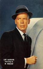 LEE MARVIN Revue Studios TV Show Actor M SQUAD c1950s Vintage Postcard picture