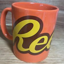 Reese's Peanut Butter Cup Wrap Logo Orange Coffee Mug Galerie Chocolate Candy picture