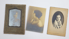 Lot of 3 Antique Original Cabinet Cards/Photograph GORGEOUS WOMEN Iowa IA picture