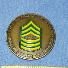OFFICE OF THE SERGEANT MAJOR OF ARMY Challenge Coin - 1.75 INCH - ROBERT E. HALL picture