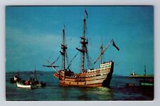 Mayflower II, Ship, Boat, Transportation, Antique, Vintage Souvenir Postcard picture