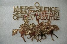 Bev Doolittle - Where Silence Speaks Gold Colored Metal Ornament  Indians Horses picture