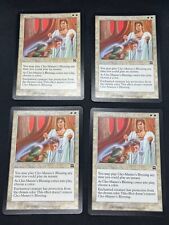 4 x Magic the Gathering MTG Cho-Manno's Blessing White Mercadian Masques Common picture