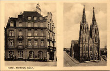 Vtg 1910s Hotel Minerva Cologne Koln Germany Postcard picture