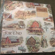 Vintage Hallmark Gift Wrapping Paper Fathers Day picture