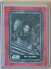2023 Topps Star Wars Flagship Red Foil Parallel  BIX CALEEN    #'d 162/199 picture