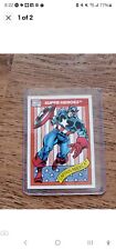 1990 Captain America #1 Marvel Comics Impel trading card M; sleeve & toploader picture