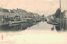 Belgium Gent Gand Le Canal de Bruges Vintage Postcard 07.23 picture