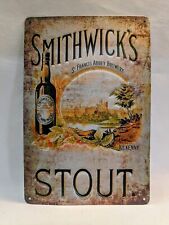 SMITHWICK'S IRISH BEER TIN SIGN RED ALE GUINNESS ST FRANCIS ABBEY IRELAND PUB  picture