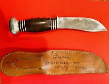 Remington DuPont RH50 BSA Fixed Blade Boy Scout Knife W/sheath 1933-1939 picture