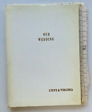 Vintage 1950's Polish Wedding Memories Album Used by Chicago Bride - Guest List picture