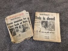Elvis Presley dead Aug 17th 1977 ￼original newspaper picture