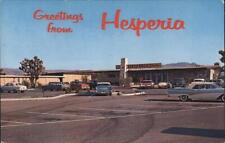 1963 Greetings from Hesperia-Hesperia Inn,CA San Bernardino County California picture