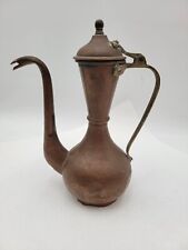 Russian Imperial Hammered Copper Coffee Pot Pitcher A. Batashev in Tula picture