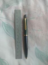 Pelikan 150 Gold Plated Trim Black & Green Ball Point Pen picture