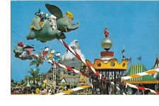 Vintage Postcard Disneyland Flying Dumbo Donald Ducks picture