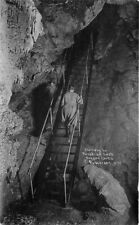 1930s Stairway Paradise Lost Oregon Caves Patterson RPPC Photo Postcard 20-5276 picture