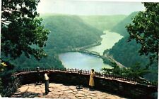 Vintage Postcard- P7662. Hawks Nest. West Virginia. Unposted 1950s picture
