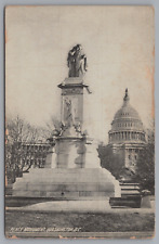 Peace Monument Statue, Union Soldiers Washington DC Vintage Postcard picture