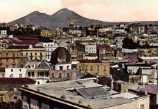 Vintage Postcard Pre 1907 Panorama dal Corso Vittoria Emanuele Napoli Italy picture