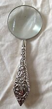 Victorian Trading Small Silver Magnifying Glass Desk Accessory 6C picture