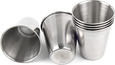 , 6 Pack 2 Oz Stainless Steel Shot Glass Espresso Shot Cups Barware Drinking Ves picture