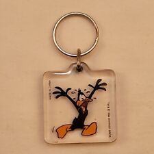 Vintage 1994 Warner Bros Daffy Duck Clear keychain  picture