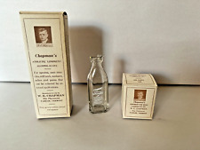 Antique W.E. Chapman's Athletic Liniment & Ointment Fairlee, VT Bottle and Boxes picture