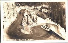 RPPC Yoho Valley Switchback, Alberta Vintage Postcard P29 picture