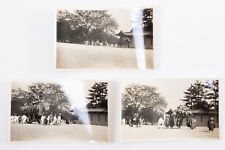 Lot of 3 Vintage Black & White Photographs Tokyo Japan Religious Ceremony picture