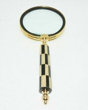 Vintage Maritime Brass Magnifying Glass Sturdy Resin Antique picture