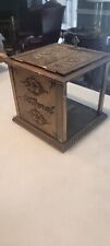 Antique NATIONAL CASH REGISTER Receipt Slip BOX, working lock and key. picture