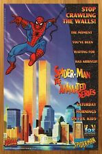 1995 Spider-Man The Animated Series Print Ad/Poster NYC Twin Towers Fox Kids 90s picture