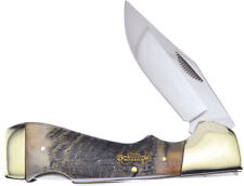Frost Cutlery Choctaw Lockback Rams Horn Folding Stainless Pocket Knife SW405RH picture