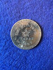 1863 Coin Silver Rare Texas Fort Mcintosh Civil War Token  picture