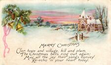 Antique Christmas Greetings Postcard picture