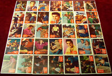(35) DIFFERENT 1956 ELVIS PRESLEY BUBBLE GUM MUSIC & MOVIE TRADING CARDS picture