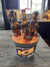 1993 Vintage Budweiser Ice Light Up Advertising Beer Bucket picture
