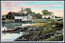 Postcard Kennebunkport, Me The Old Tide Mill  ME E70 picture