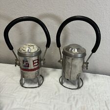 PAIR Vintage Railroad Lantern Conger Train Signal Lamp Work Lights Untested picture