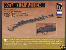 DEGTYAREV INFANTRY DP MACHINE GUN 7.62mm Russia Classic Firearms Gun PHOTO CARD picture