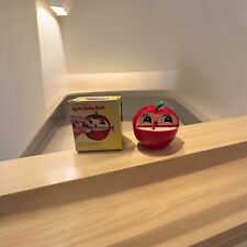 Vintage Apple Coin Bank Wind Up Key - Made In Hong Kong - With Original Box picture
