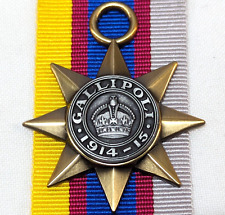 WW1 Australia Gallipoli Star medal replica army navy picture