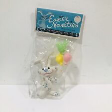 Vintage Easter Bunny Fuzzy Rabbit 1950s 1960s Easter Display Spring Display picture